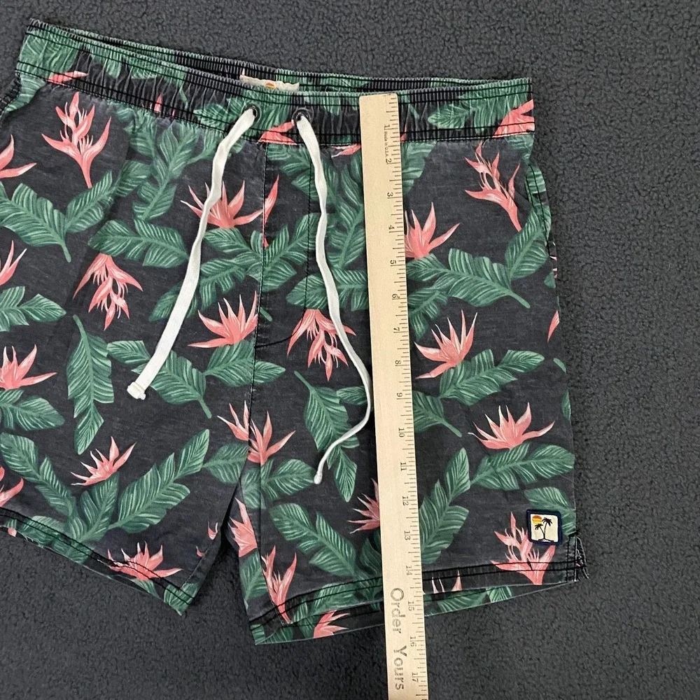 Marine Layer Swim Shorts Mens Large Floral Board Trunks Summer Pool Resort